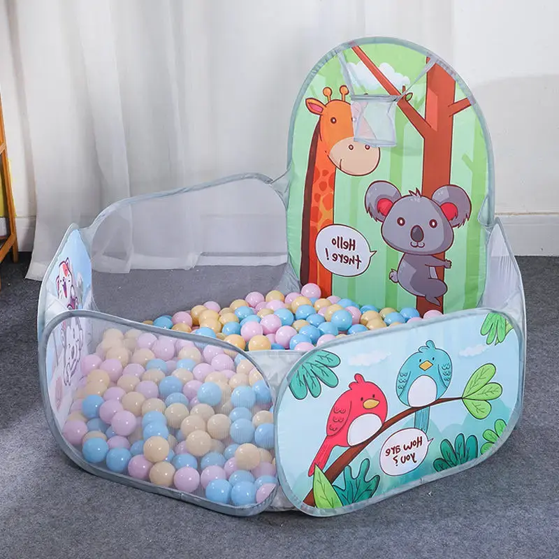 Faltbares Ballspielzelt mit Korb – Sicheres Indoor-Outdoor Spielzimmer