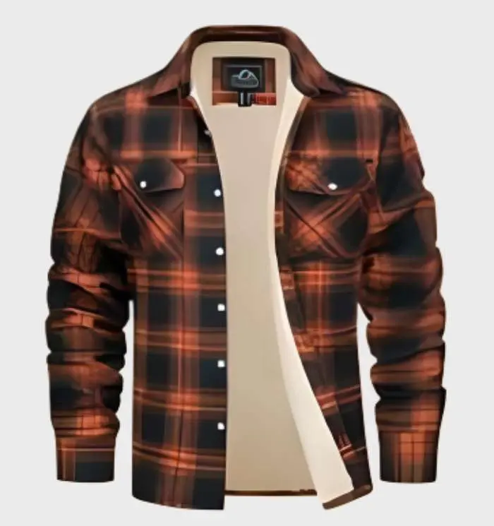 Flanell Herrenjacke im Vintage-Stil für Herbst 2025 - Liam