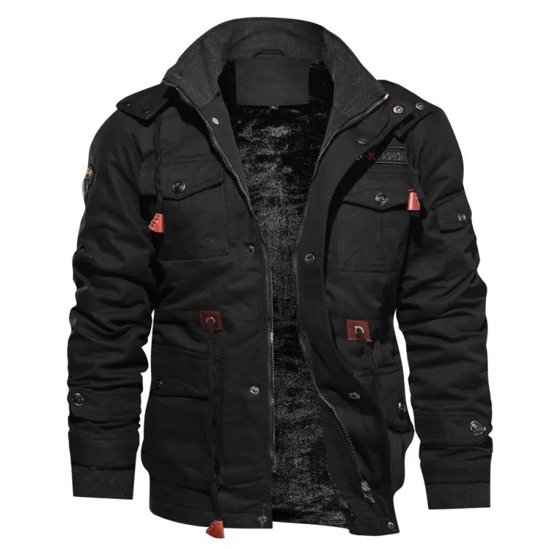 Fleece-gefütterte Winterjacke für Herren - Finn Winterzauber Edition