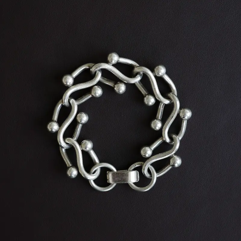 French rare modernist bracelet