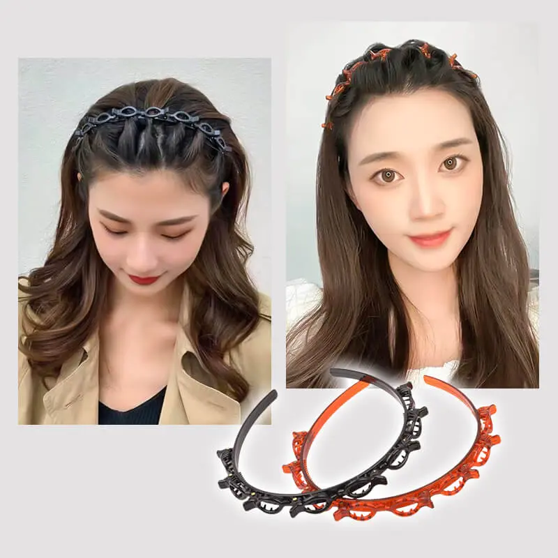 Geflochtenes Haarband mit Grip – Bibi