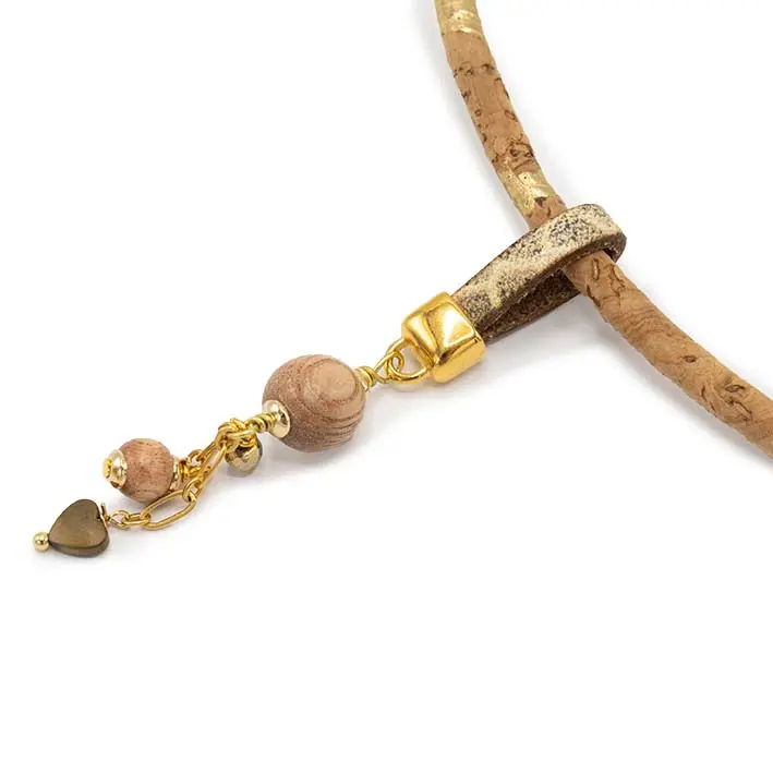 GEM TAG Giraffe - Rozenhout & Hematiet -