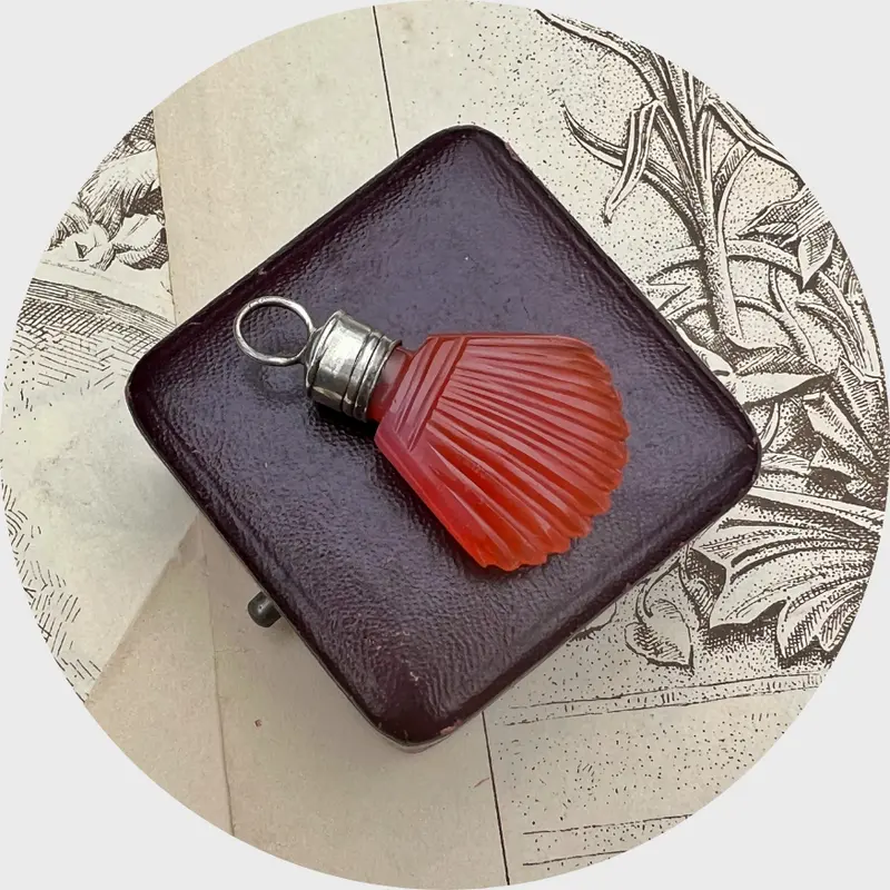 Georgian Carnelian Miniature Perfume Flask