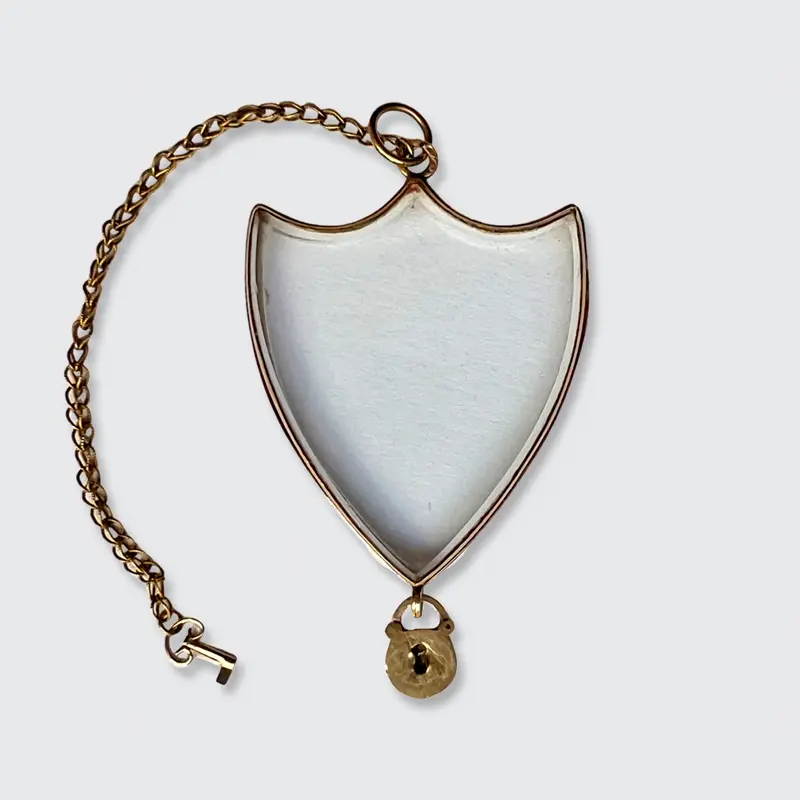 Georgian Locked Shield Locket