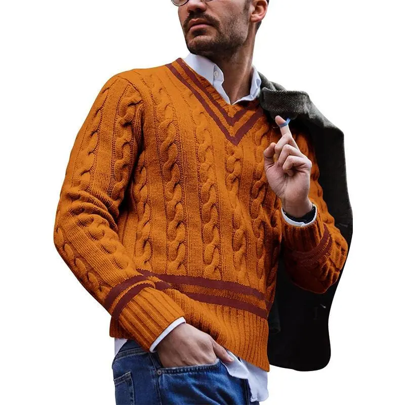 Gestrickter Herrenpullover - Noah Herbstedition