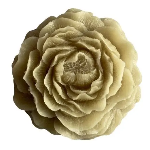 Geurwax Bernstein Rose Jasmin 8x8x3cm