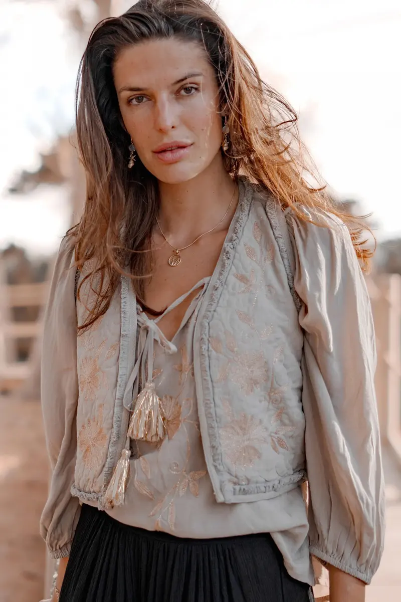 Gilet Luciana Light Taupe