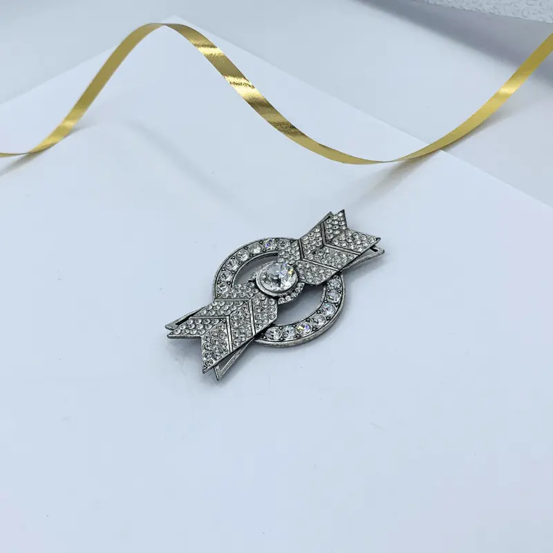Givenchy Geometric XL Crystals Brooch