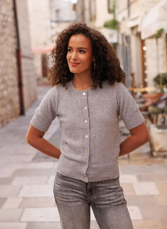 Glena - IVY BEAU - Vest - Grey