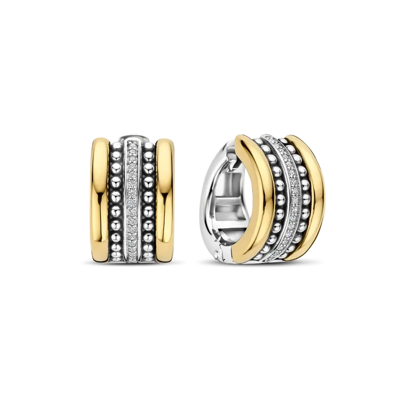 Gold Structure Hoops