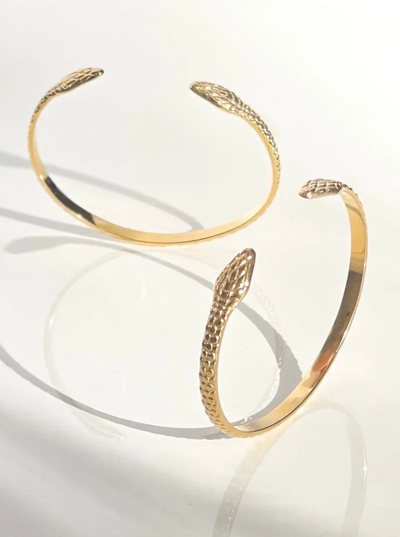 Golden Snake Bracelet