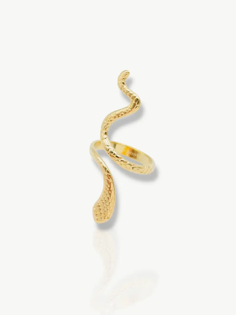 Golden Snake Ring