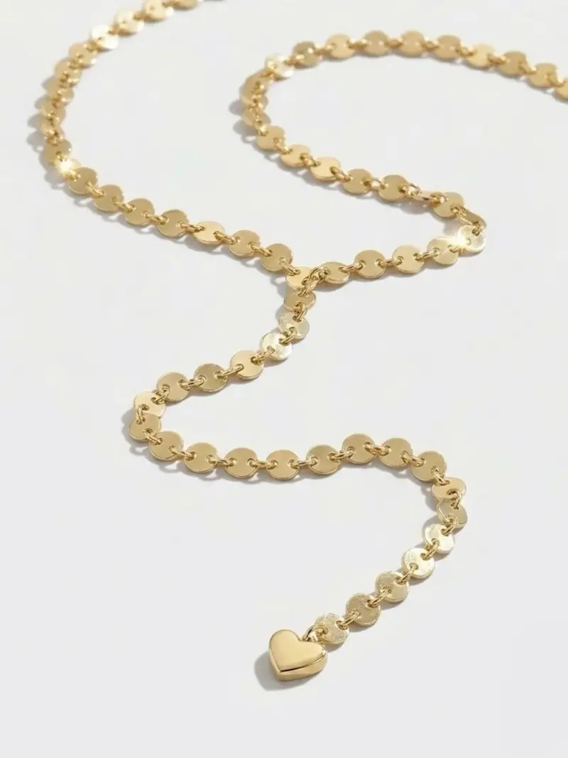 Golden Y Chain Necklace