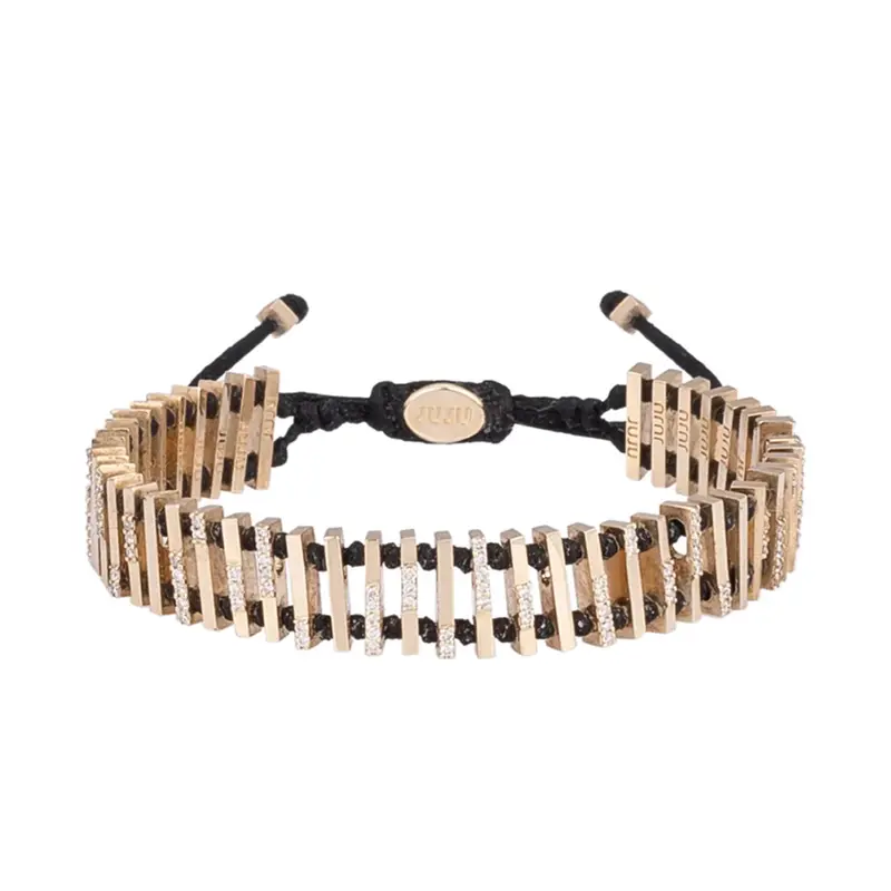 Gouden Haze Gouden Armband met Diamanten Stenen