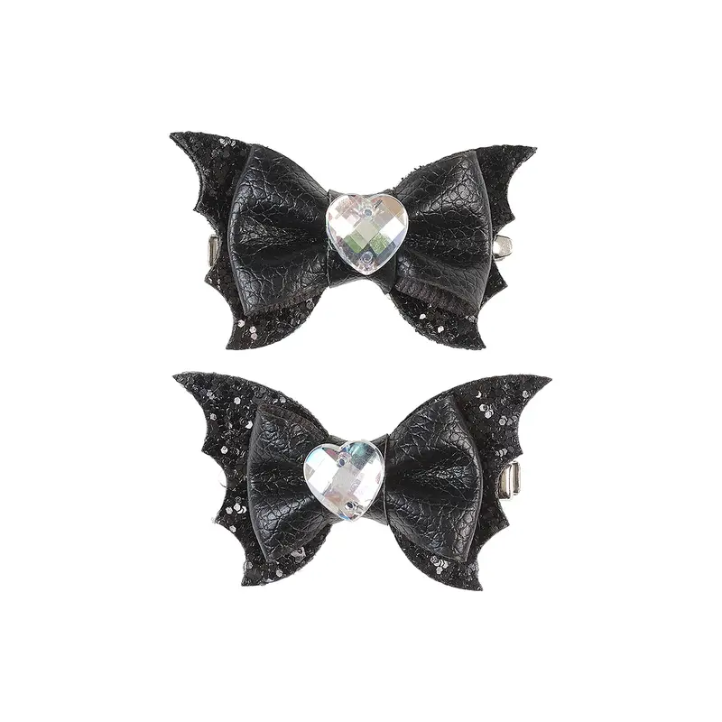 Hair claw Nocty black (2 pcs/card, 1 card)