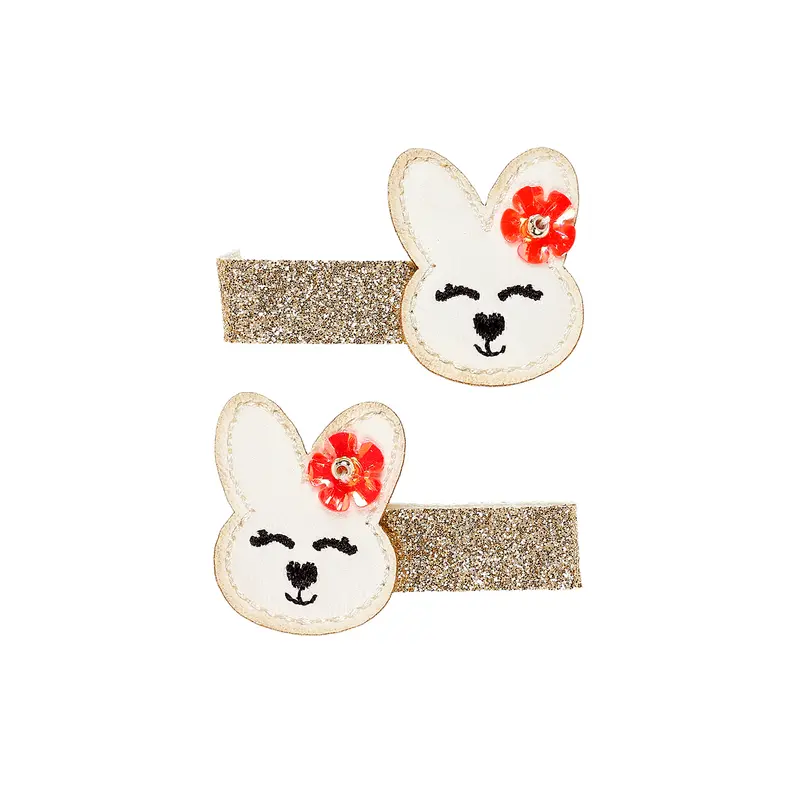 Hair claw Rena rabbit (2 pcs/card, 1 card)