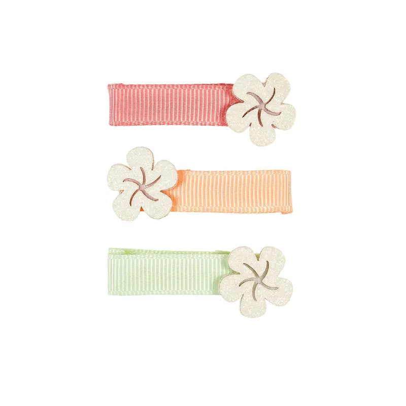 Hair claw Rinoa flower (3 pcs/card, 1 card)