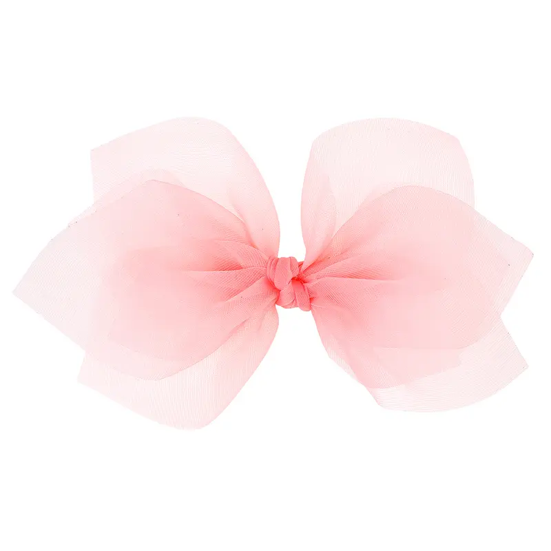 Hair claw Senne bow pink (1 pc/card, 1 card)