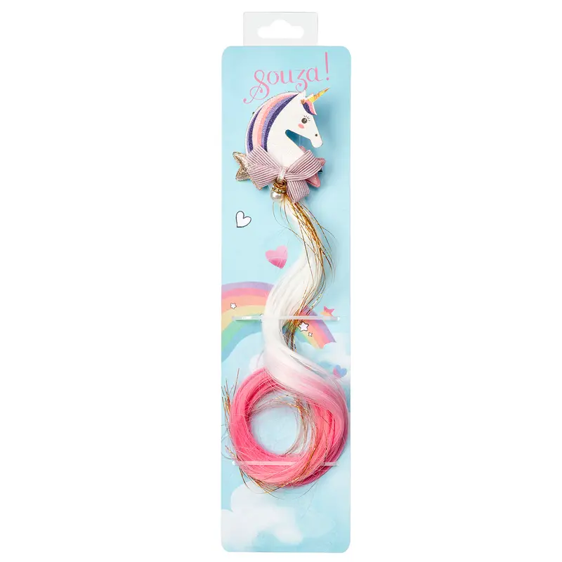 Hair claw Unicorn (1 pc/card, 1 card)