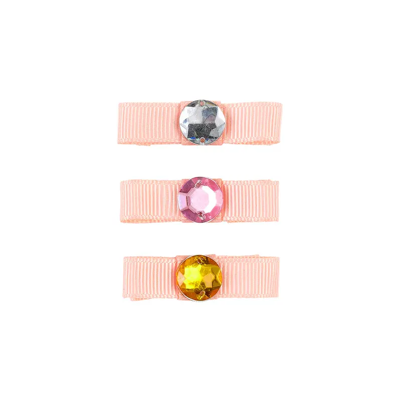 Hair claws Yitte salmon (3 pcs/card, 1 card)