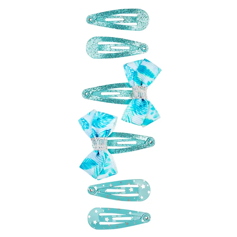 Hair clips Alice, blue
