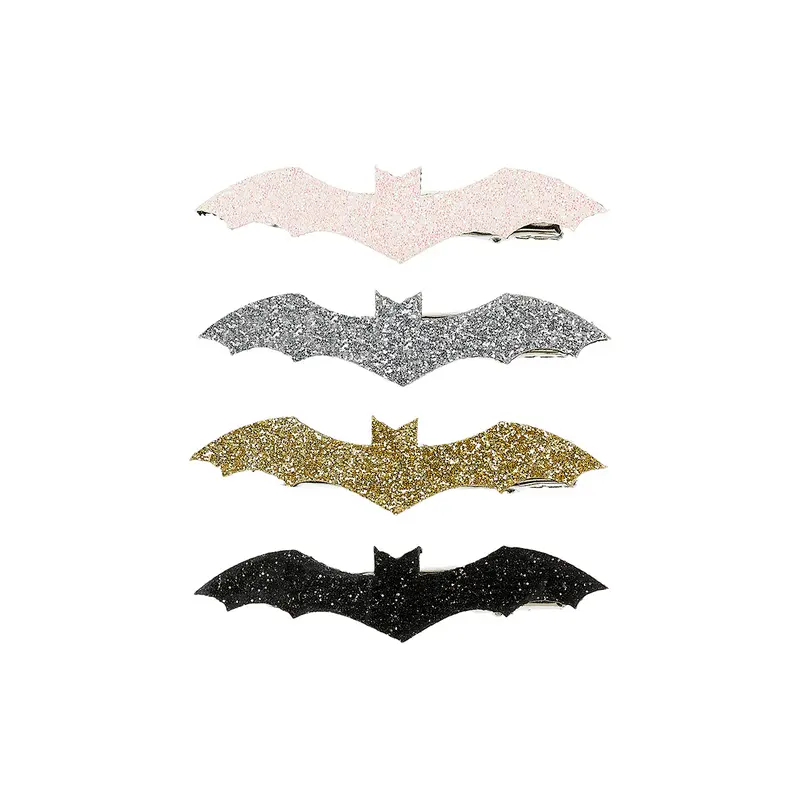Hair clips Bat (4 pcs/card, 1 card)