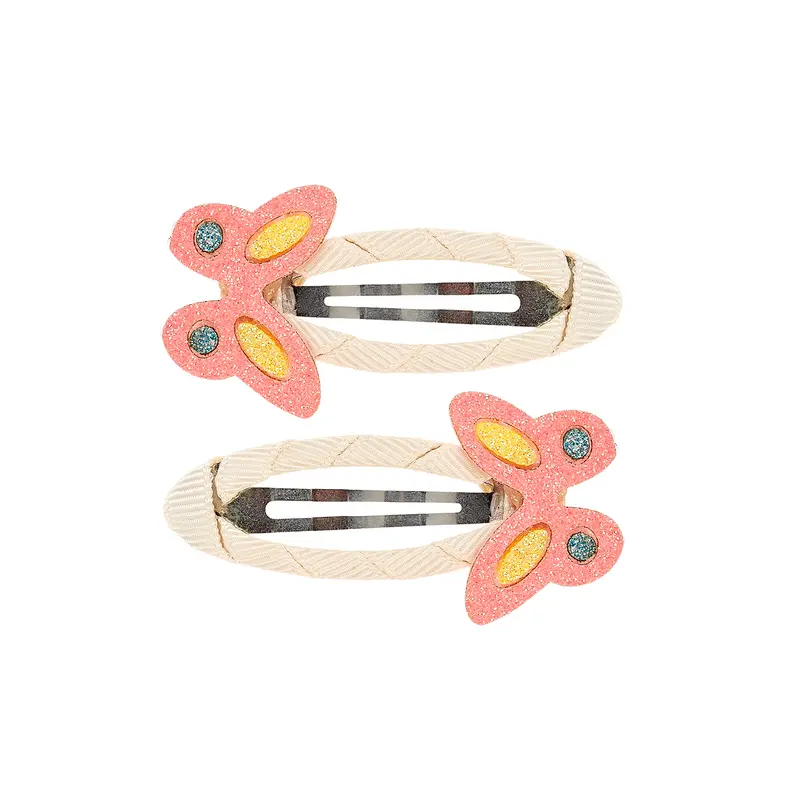 Hair clips Maecy butterfly (2 pcs/card, 1 card)