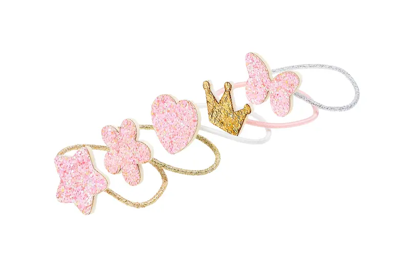 Hair elastics Carolina pink