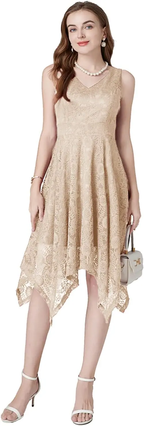 Halterkleid mit Asymmetrischen Kanten für Sommer 2025 - Marie