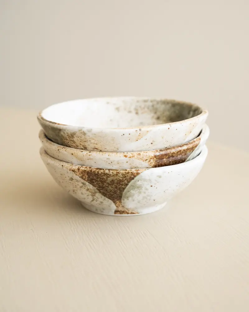 Handgemaakte Japanse Small Bowl Yukishino