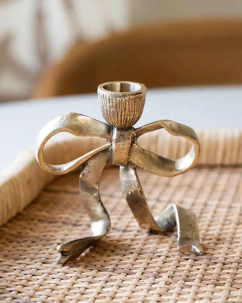 Handgemaakte Kandelaar Riley Ribbon