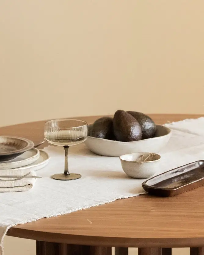 Handgemaakte Small Bowl Serpa Beige
