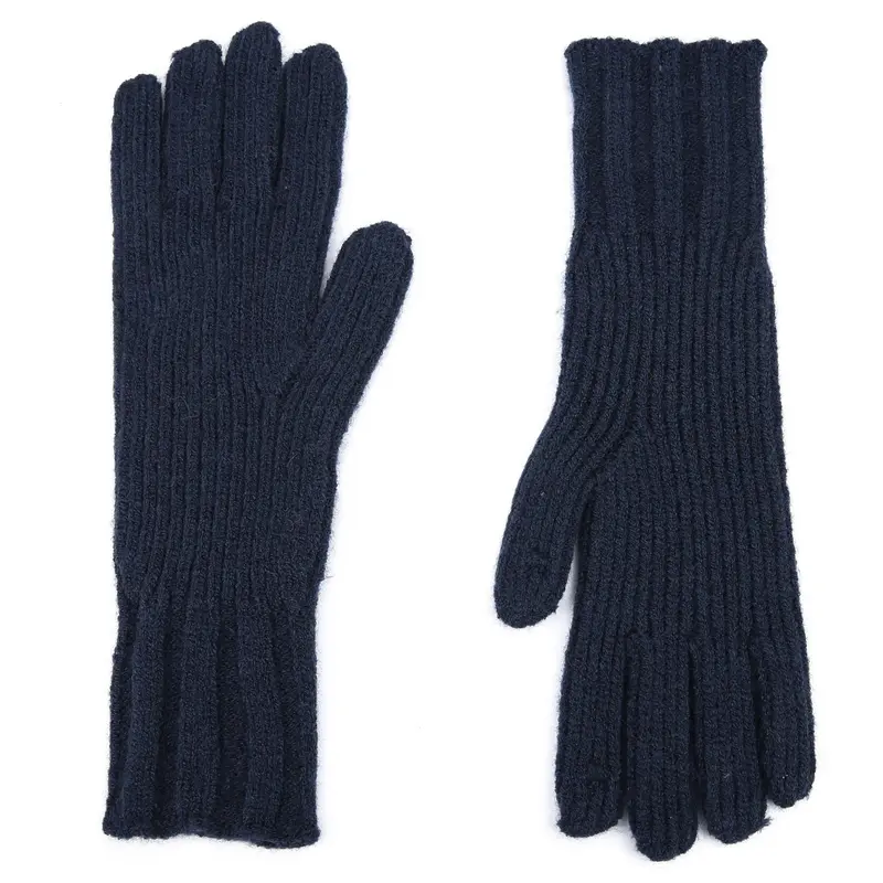 Handschoenen set-van-2 Gebreid navy one-size