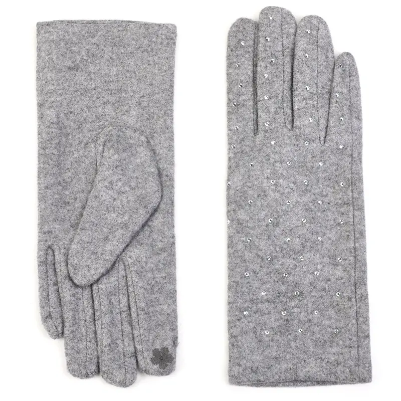 Handschoenen set-van-2 Steentje grijs one-size
