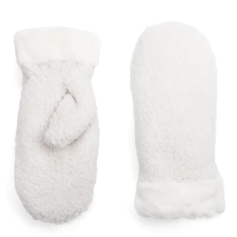 Handschoenen set-van-2 Wanten wit one-size