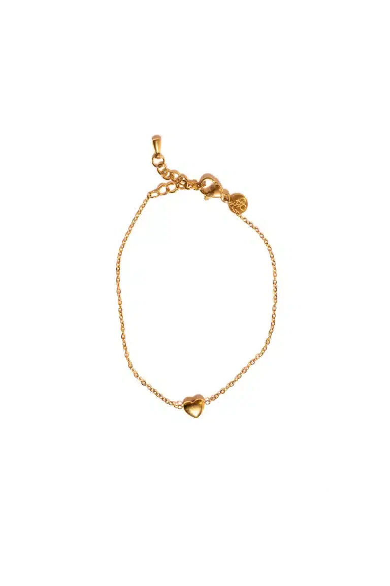 Heart - Bracelet - goudkleurig -  B8814-2