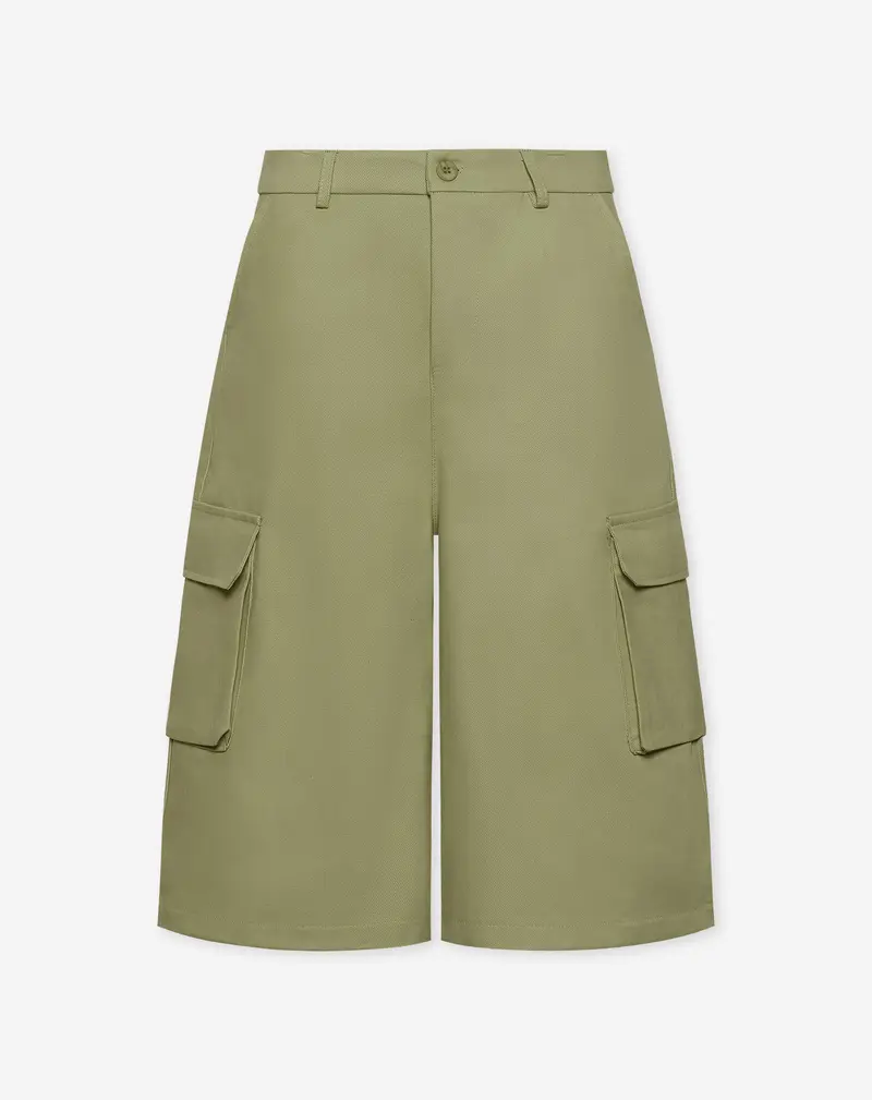 HEAVY CARGO SHORTS LEGERGROEN