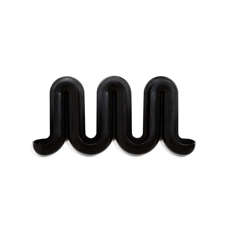 Heller Swell Wandkapstok & Organizer Zwart | Anna Dawson