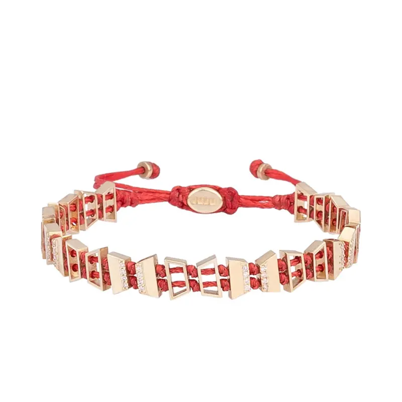 Hemelse gouden armband met diamanten stenen
