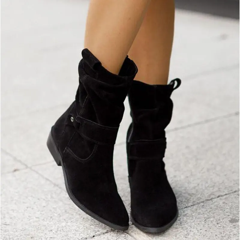 Herbstliche Bequeme Damen-Stiefeletten – BellaStep