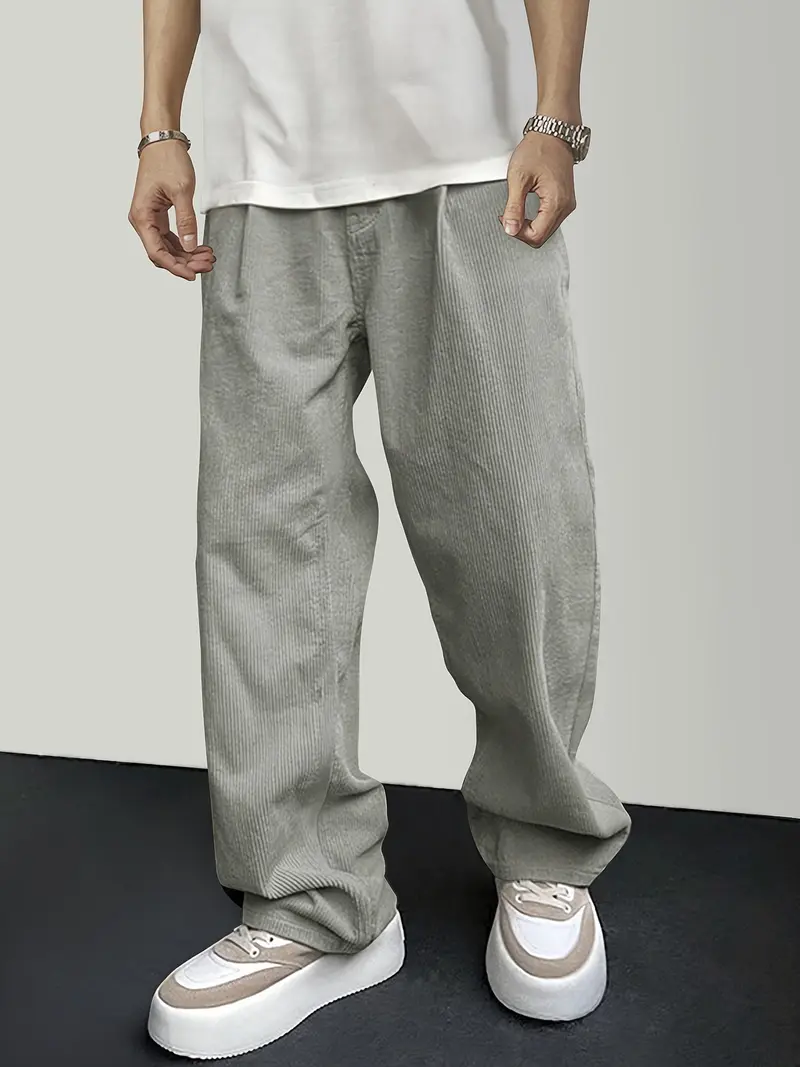 Herbstliche Cord-Herrenhose mit Kordelzug - Mason