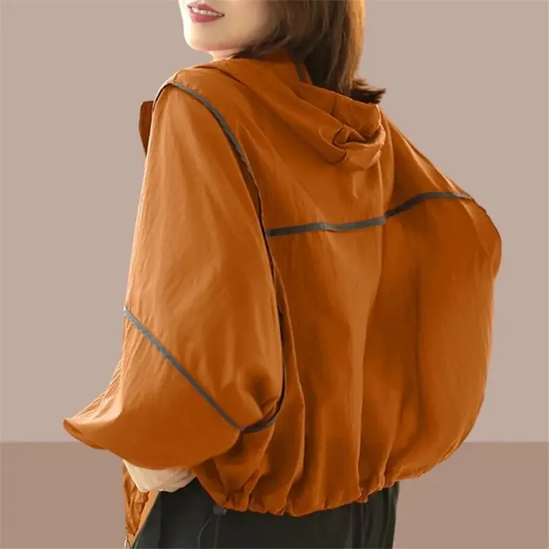 Herbstliche Damen Hoodie Jacke mit Oversized Passform – Zoë