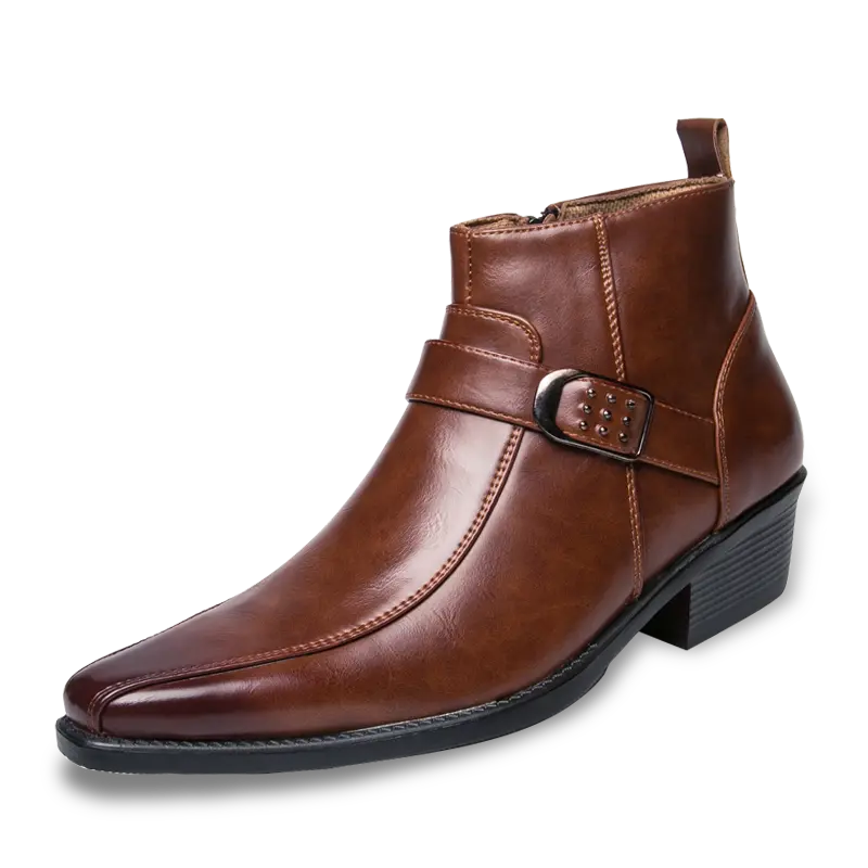 Herbstliche Klassische Leder-Herrenstiefel - Felix
