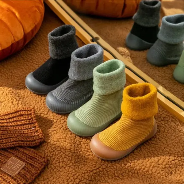 Herbstliche Kleinkind Socken Schuhe – Lola