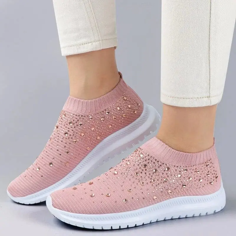 Herbstliche Kristall Schuhe - GlamStep