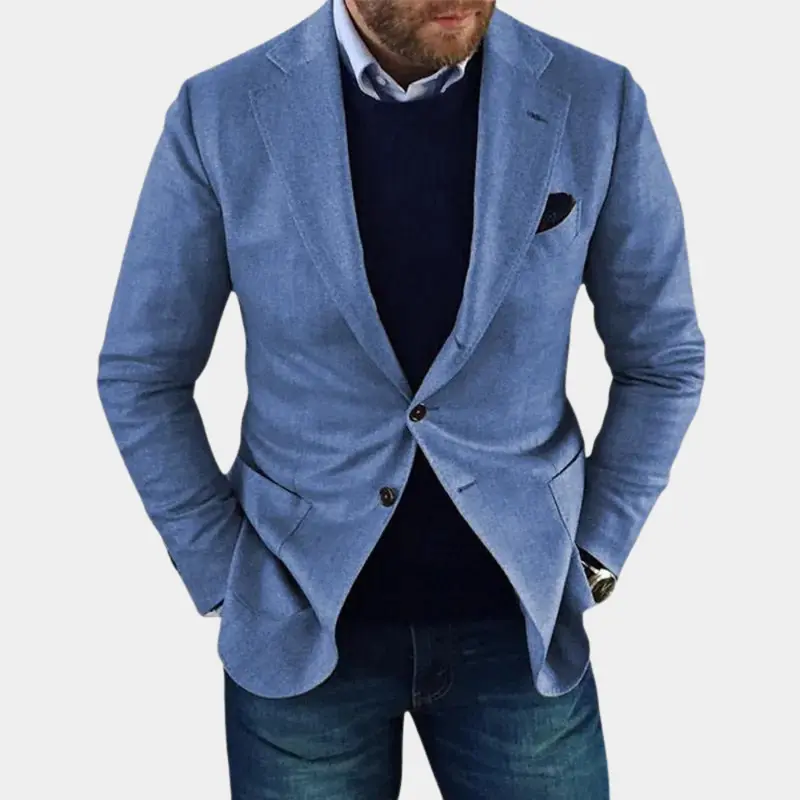 Herbstliche lässige Herrenjacke mit Knöpfen - Mason