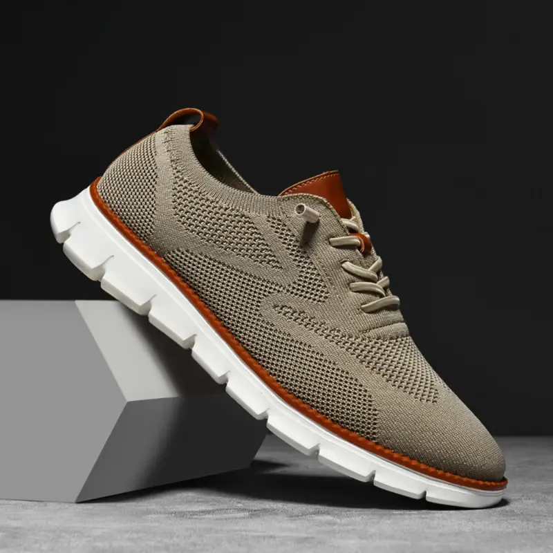 Herbstliche orthopädische Strick-Herren Sneakers – Bram