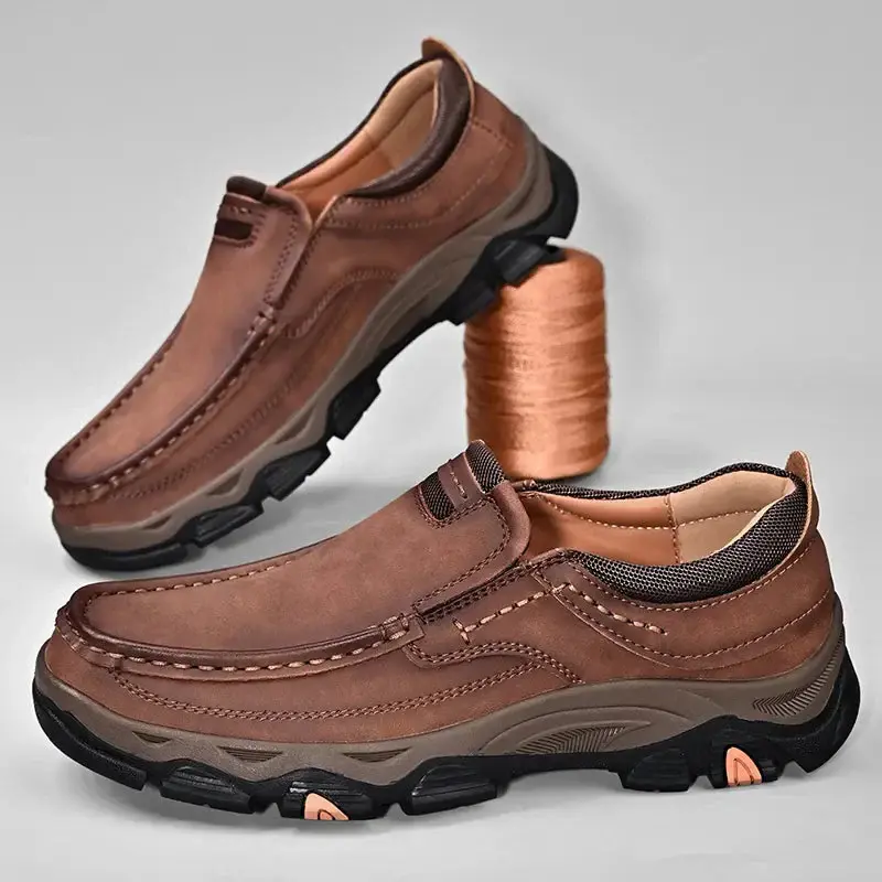 Herbstliche Stilvolle Orthopädische Herrenschuhe – Lucas