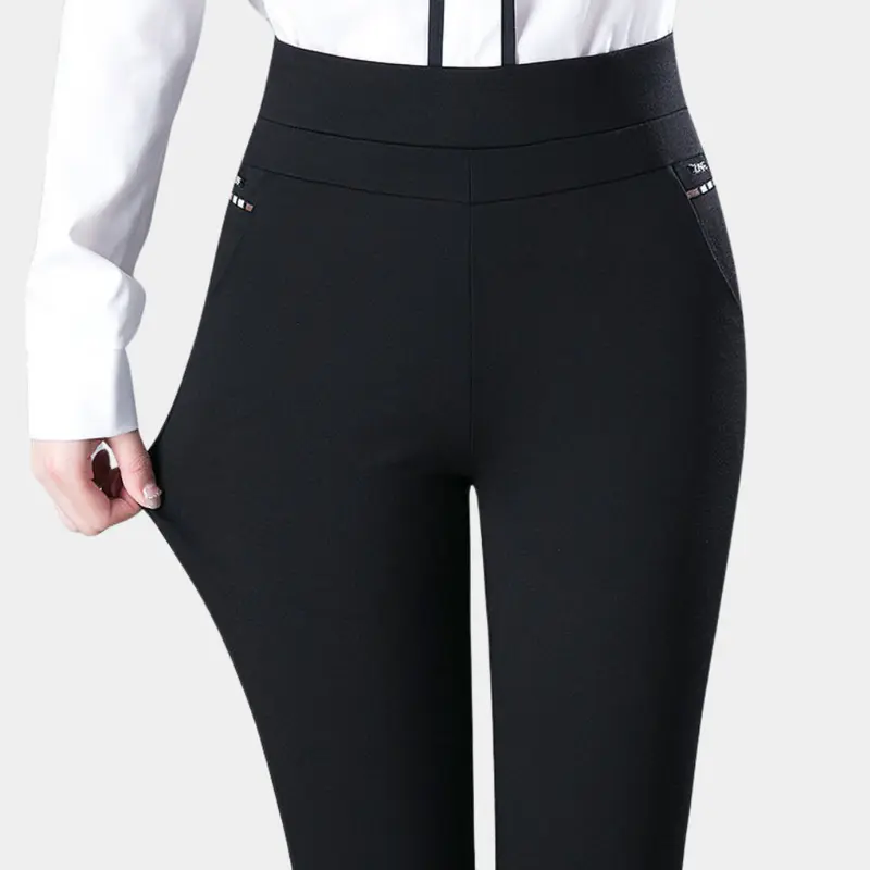 Herbstliche Stilvolle Stretch Damenhose - Elara