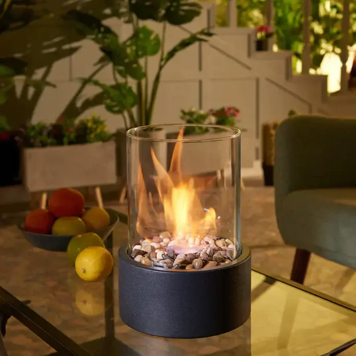 Herbstliche & Tragbare Tischfeuer Laterne - GlowLuxe